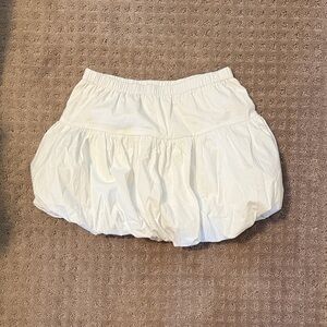 OAK + FORT Ivory Bubble Skorts